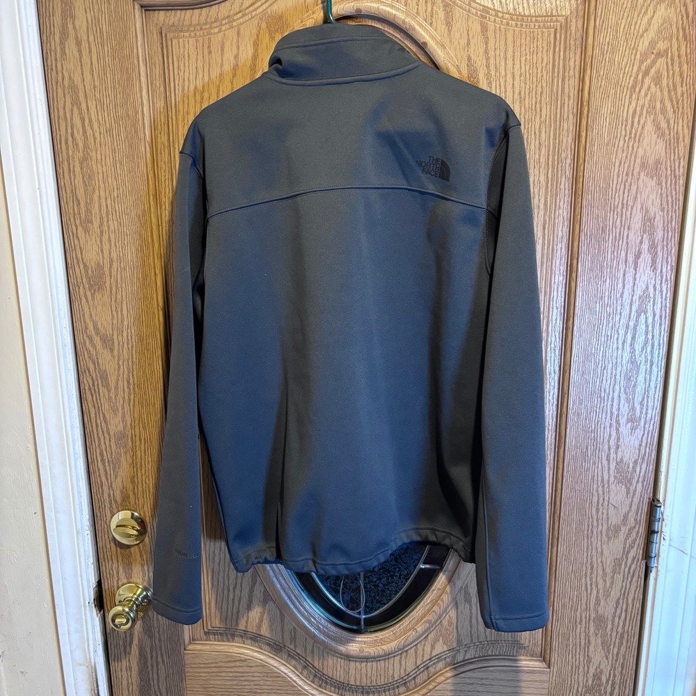 The North Face Mens Gray Full Zip Long Sleeve Jacket L Fleece Lined - Picture 1 of 13